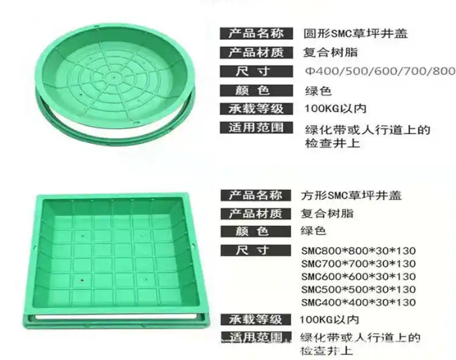 黑河树脂复合种植井盖展示